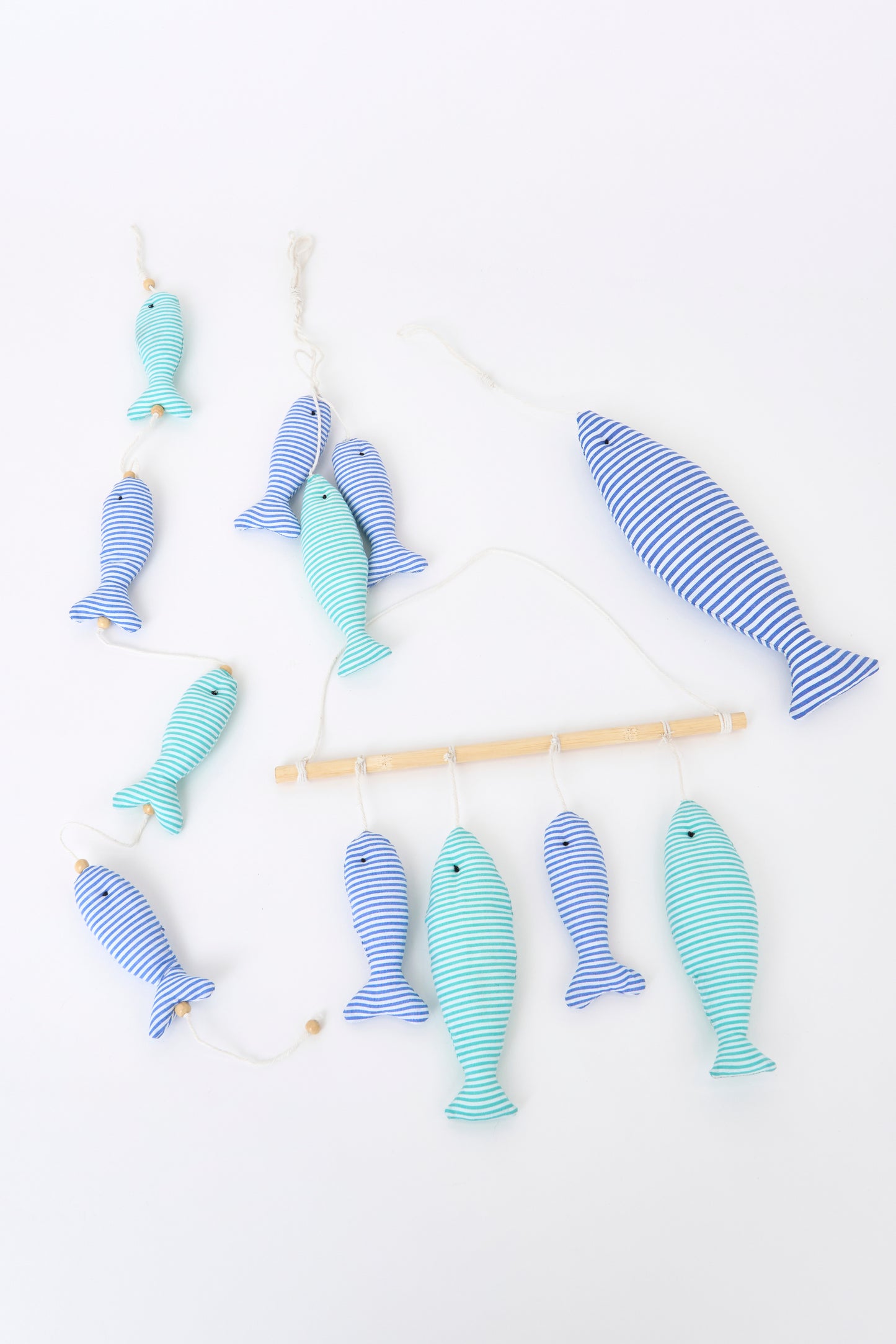 Plush fish pendant