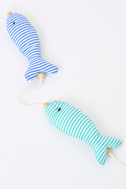 Guirnalda de peces de algodón