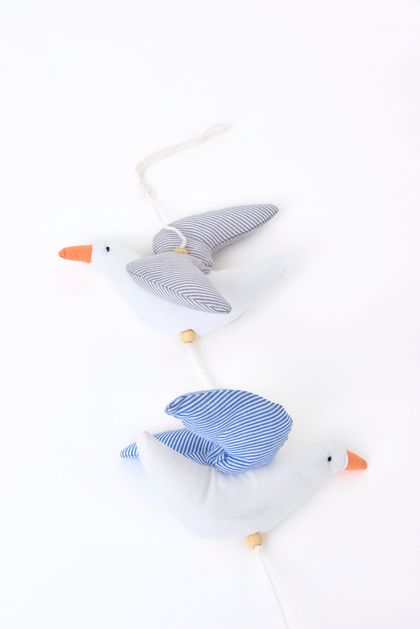 Plush seagull pendant