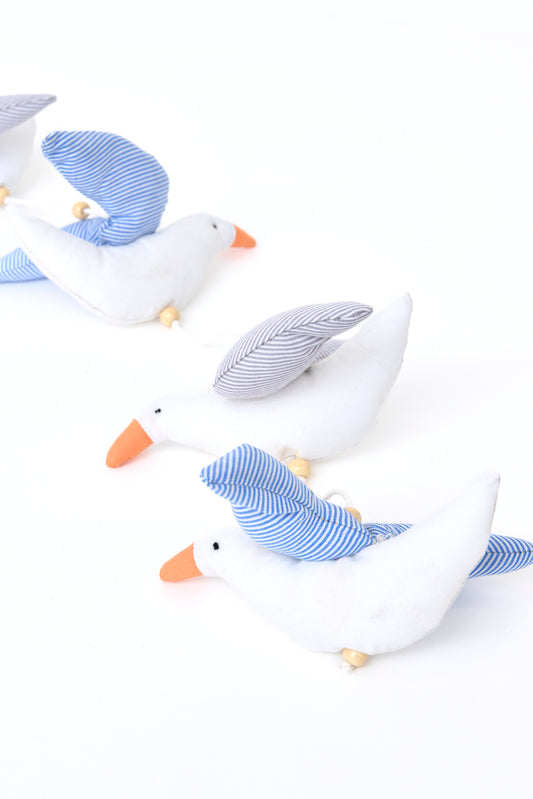 Colgante gaviota de peluche