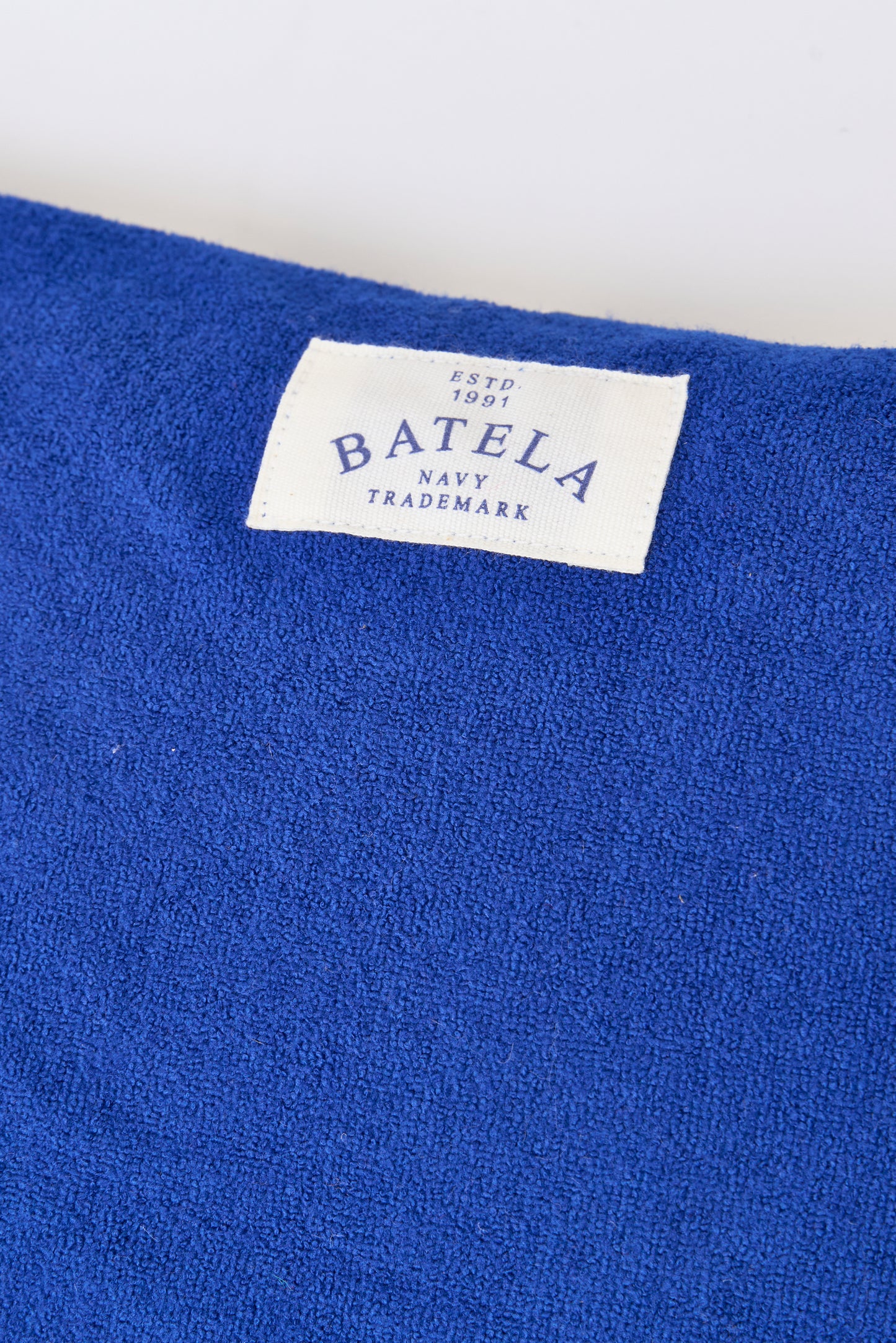 Kotoizko kuxina, marra zuri eta urdinekin