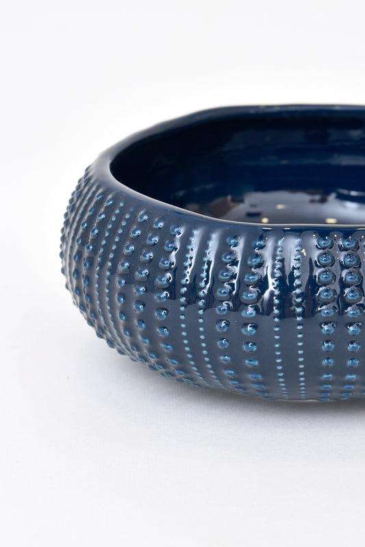 Zeramikazko ontzia, itsas trikuaren testurarekin