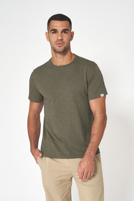 Camiseta básica algodón flamé OEKO-TEX®