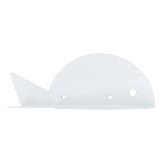 White fish-shaped shelf - D2208