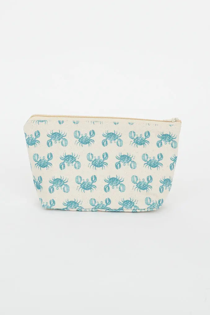 Estuche cangrejos en algodón canvas - BATELA ACCESORIOS DECORACIÓN