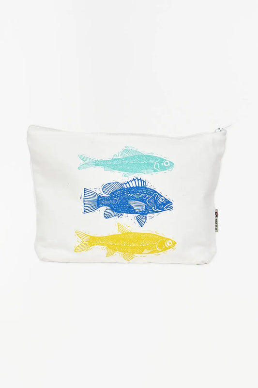 Jarra en porcelana azul forma de ballena