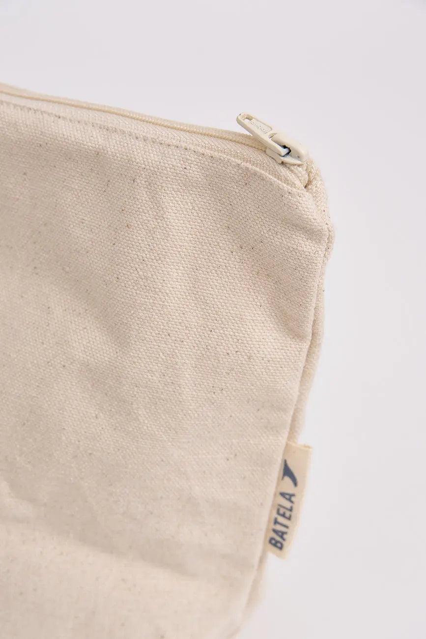 Estuche en elgodón canvas motivos sol y olas