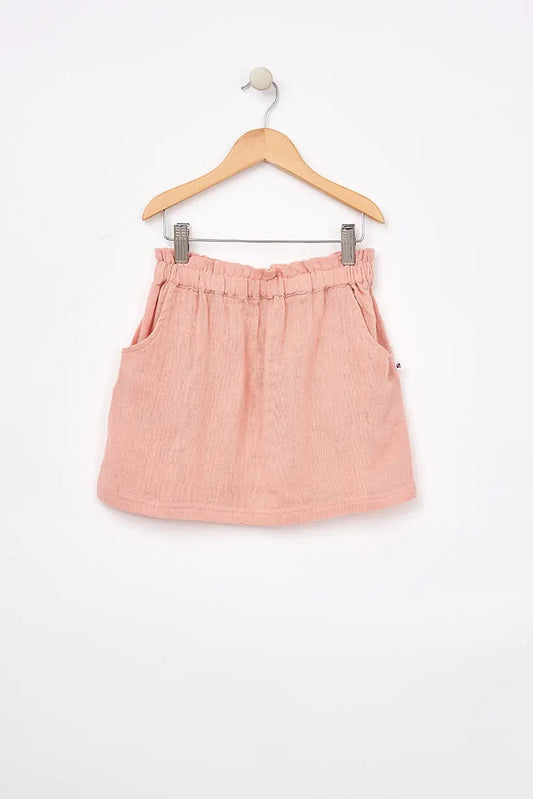 White gauze skirt 100% cotton