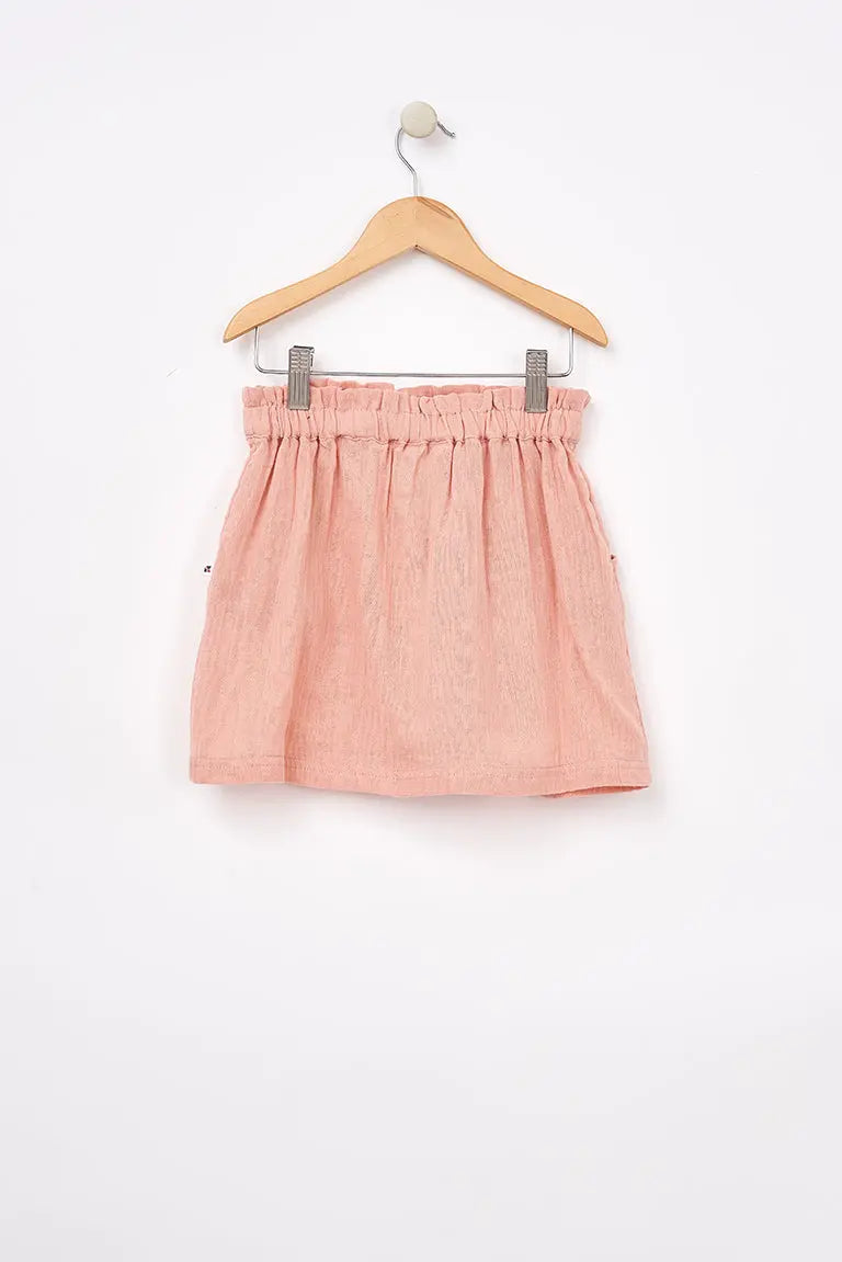 White gauze skirt 100% cotton