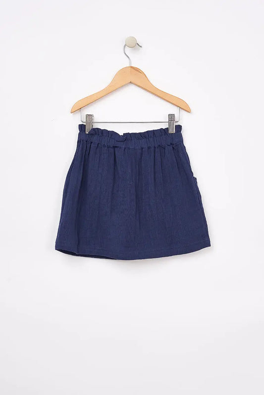 White gauze skirt 100% cotton