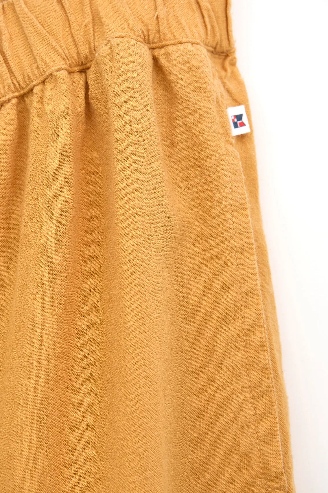 Falda midi lino