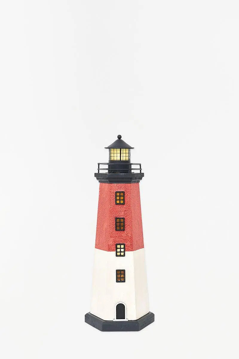 Faro de Resina con LED blanco y rojo - D1031 Batela