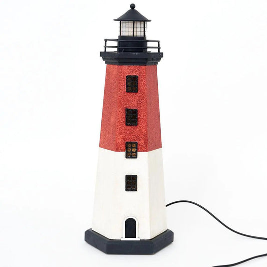 Faro de Resina con LED blanco y rojo - D1031 Batela