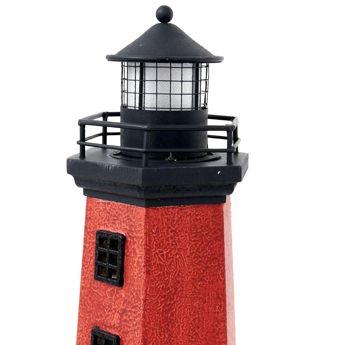 Faro de Resina con LED blanco y rojo - D1031 Batela
