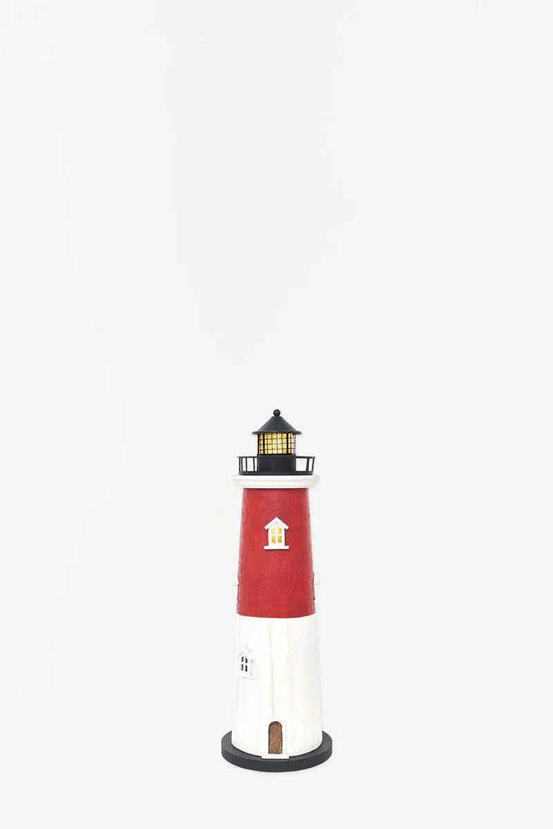 Faro de Resina con LED rojo y blanco - D1041 Batela