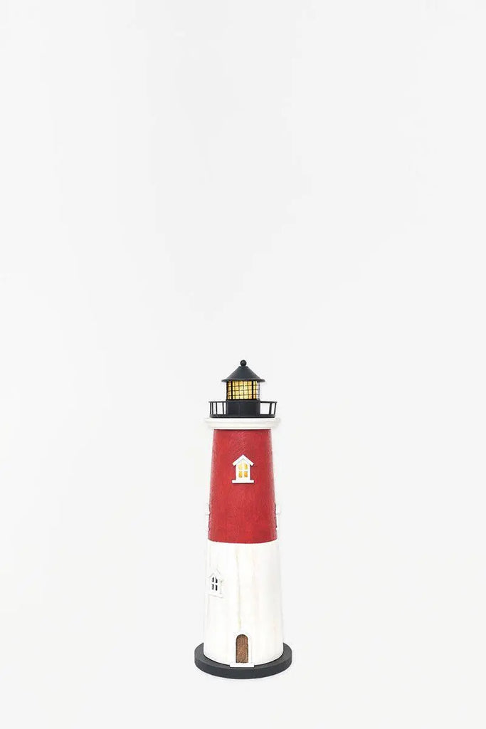Faro de Resina con LED rojo y blanco - D1041 Batela
