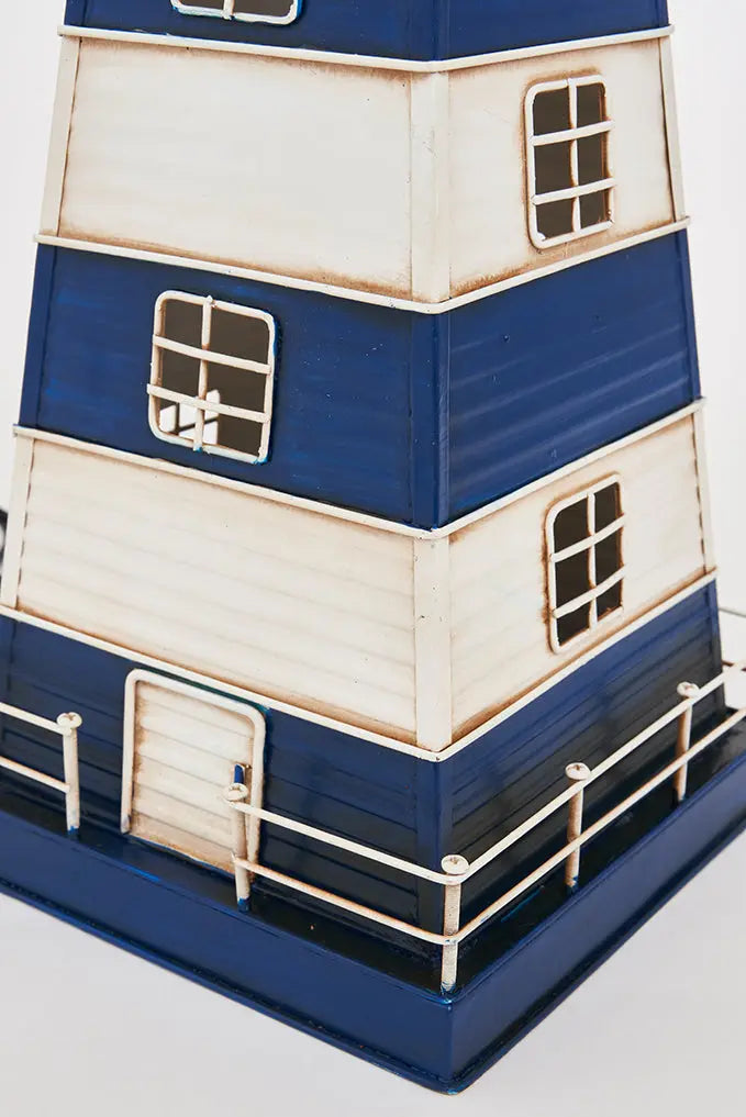 Faro de metal con led 40,5 cm