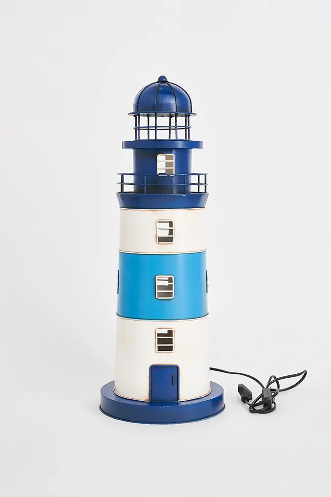 Faro de metal con led 59 cm