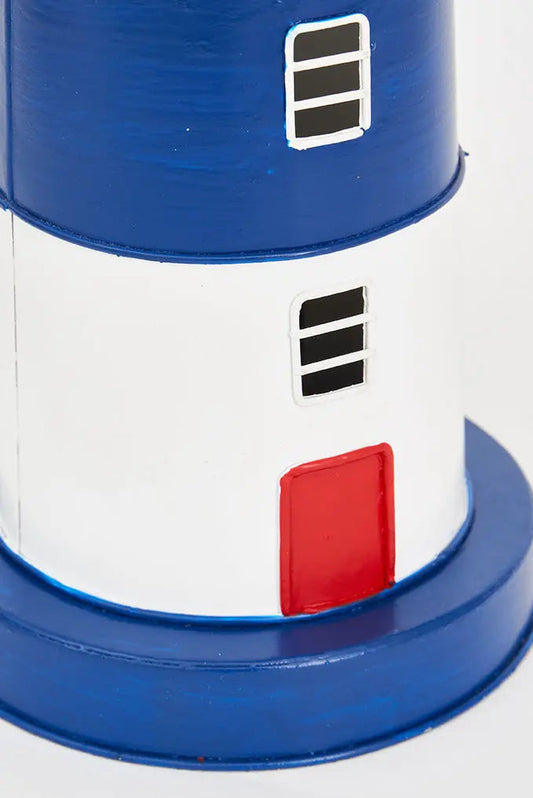 Faro de metal con led 31 cm - BATELA DECORACIÓN