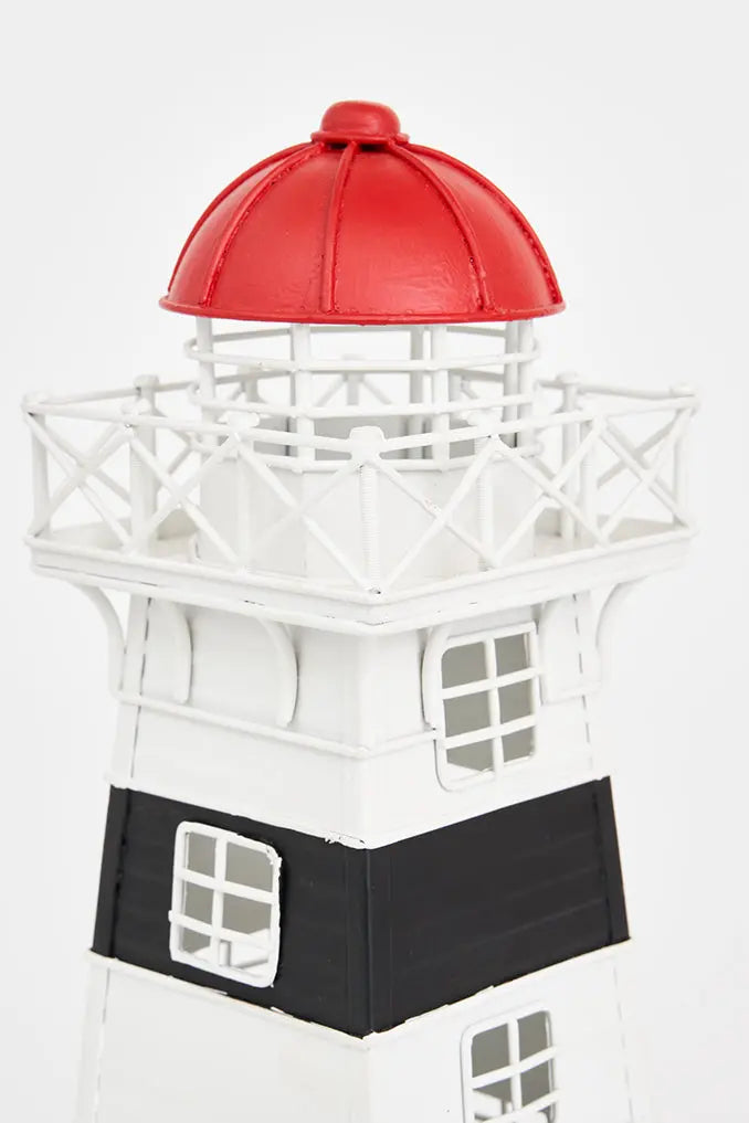 Faro de metal con led 32,5 cm