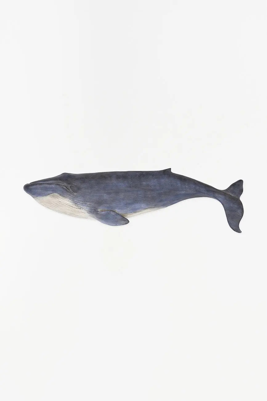 Figura de una ballena de resina para pared