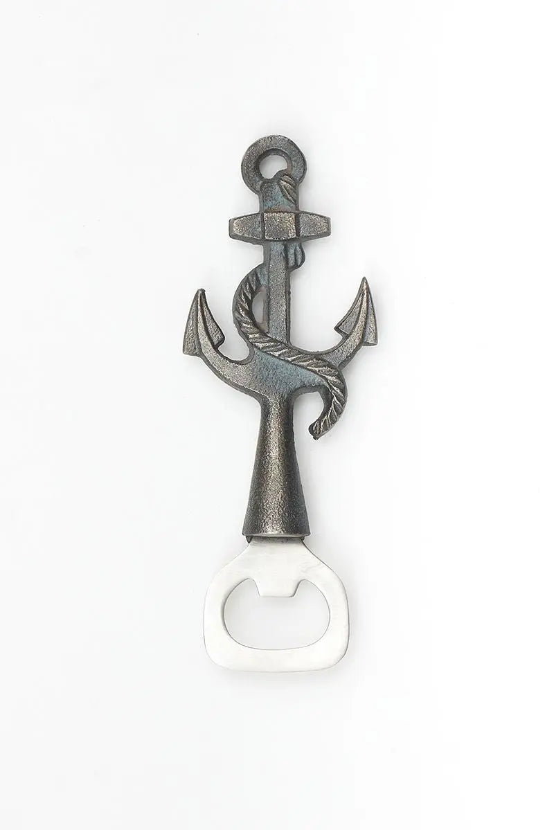 Abrebotellas con forma de ancla