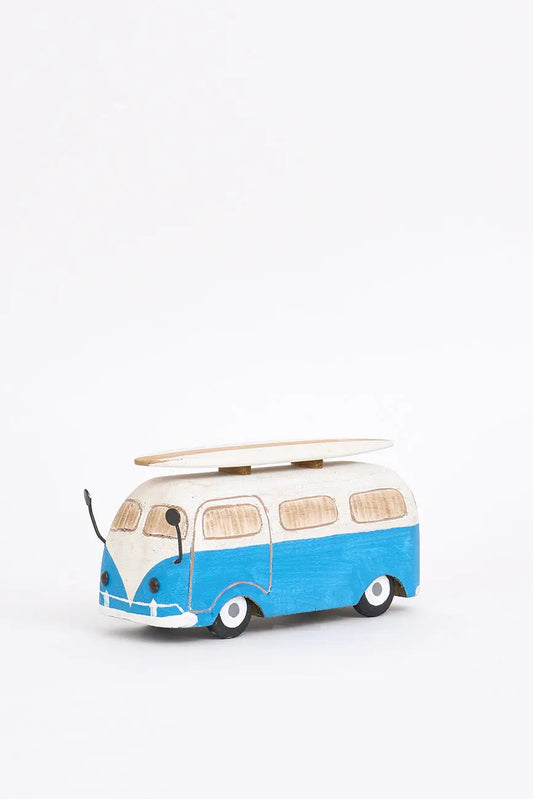 Furgoneta surfera de madera