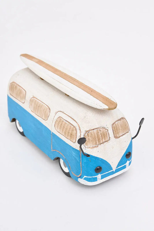 Furgoneta surfera de madera