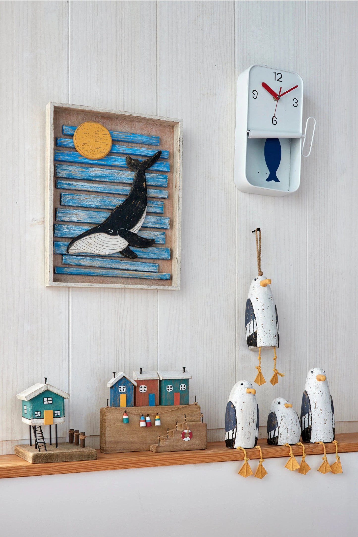 Gaviota de madera con patas de cuerda, pequeña Batela Deco 2025