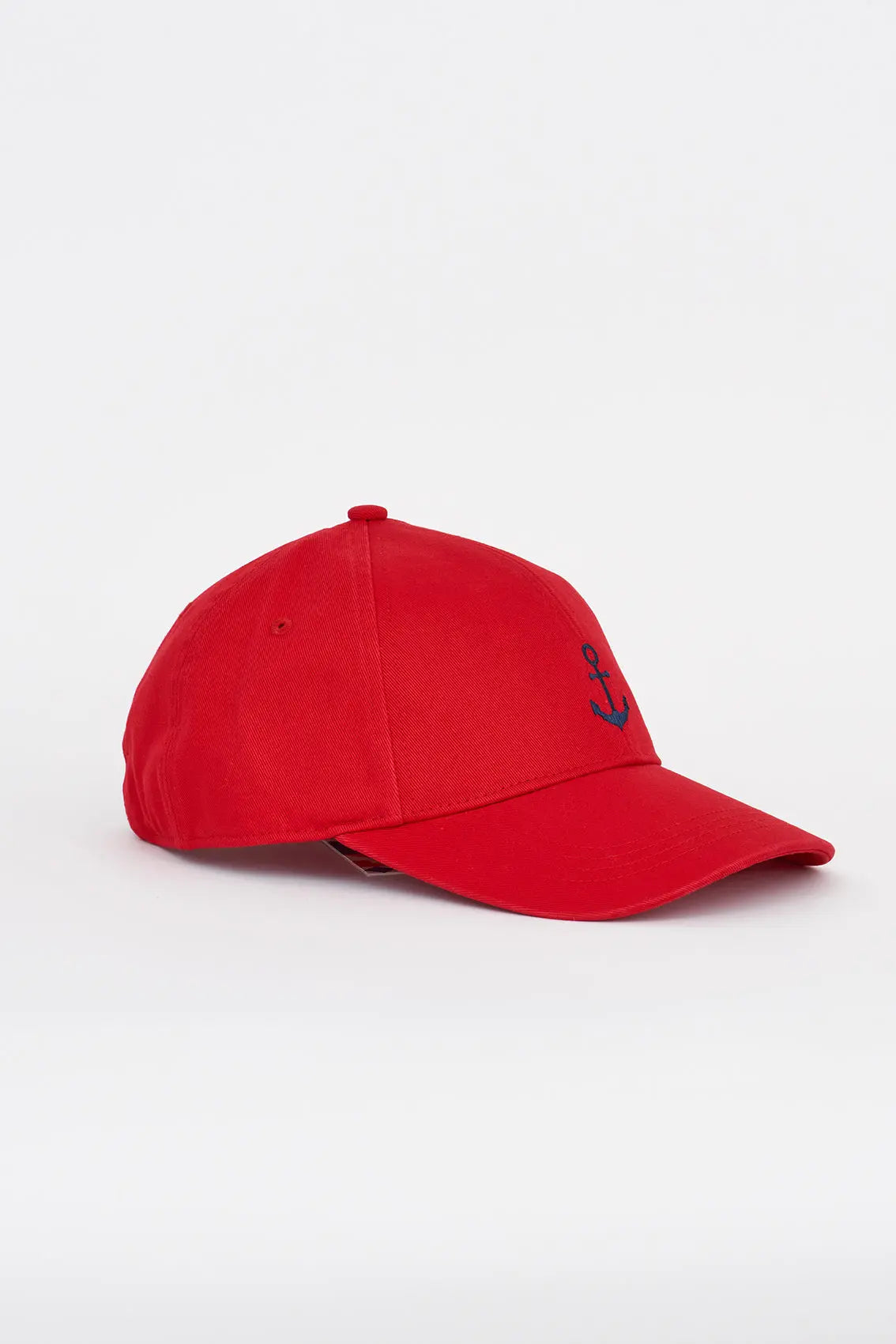 Casquette en coton, ancre brodée