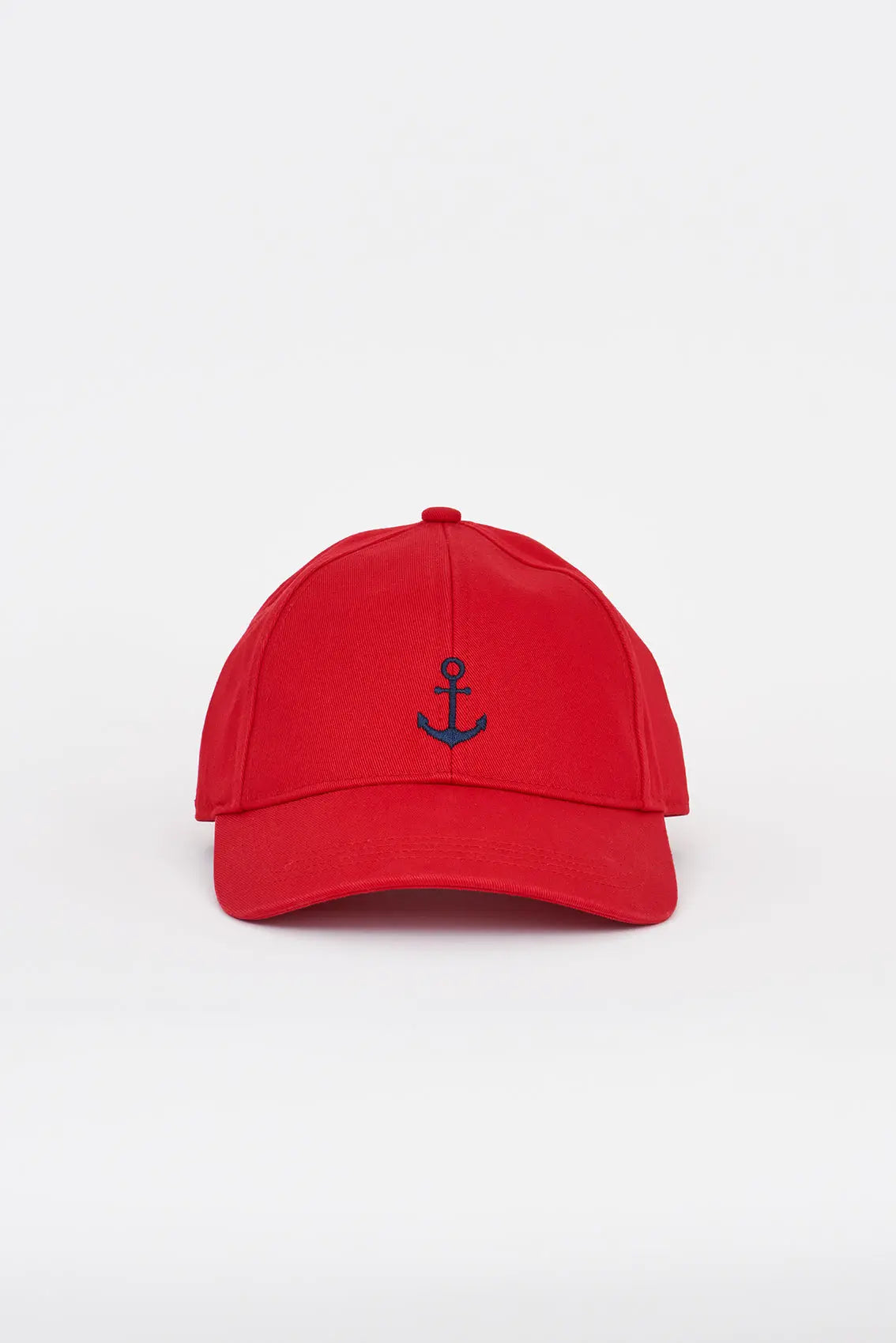 Casquette en coton, ancre brodée