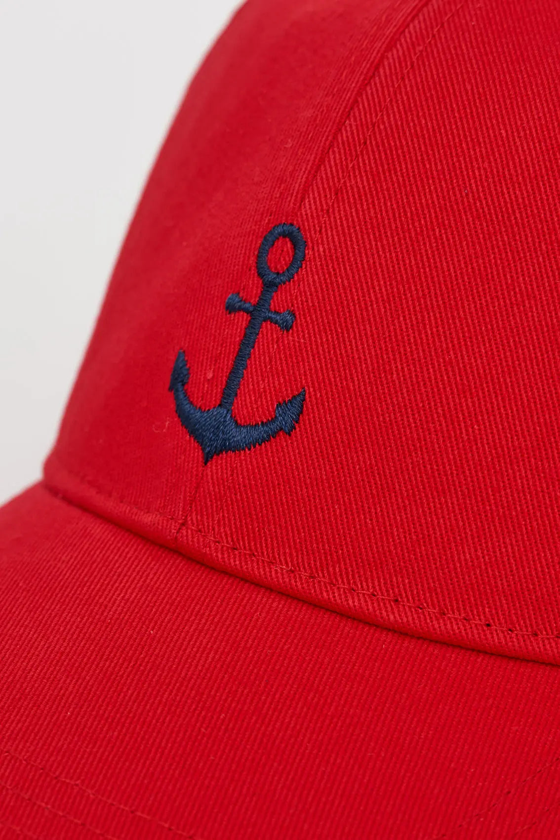 Casquette en coton, ancre brodée