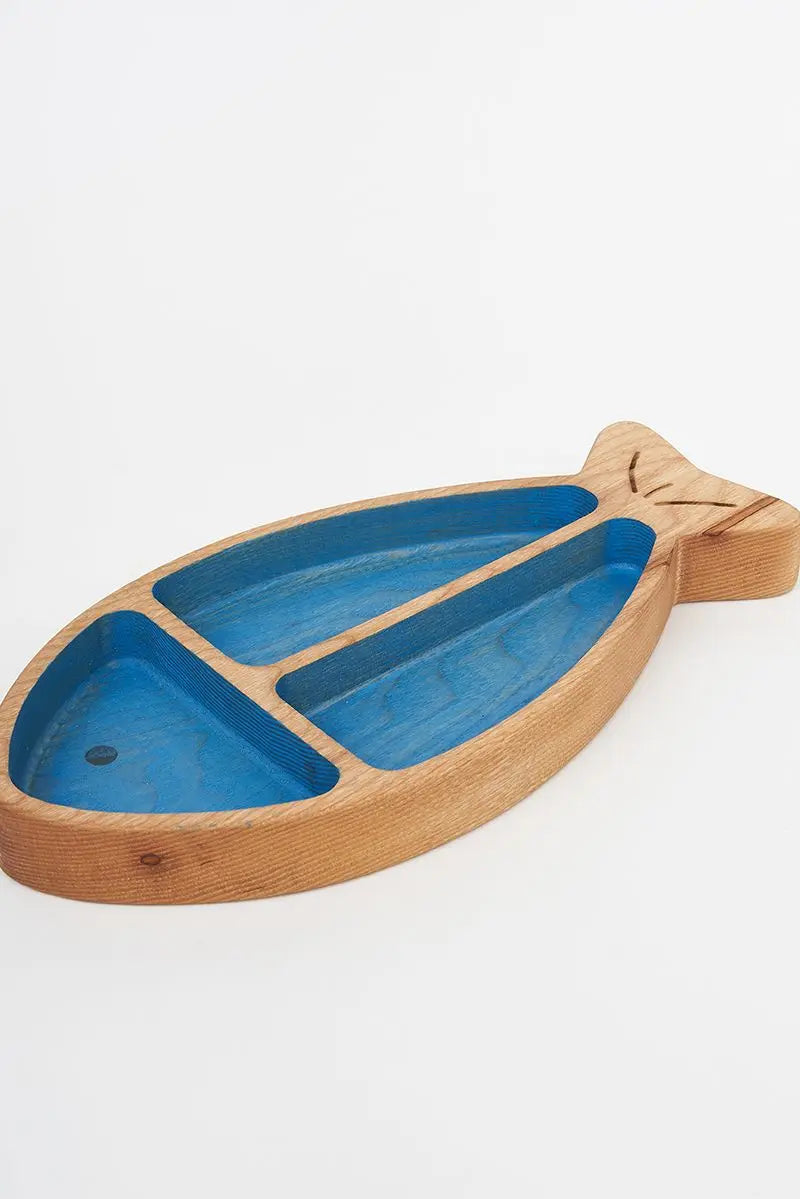 Bandeja de madera pez Batela