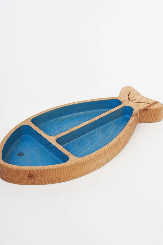 Bandeja de madera pez Batela