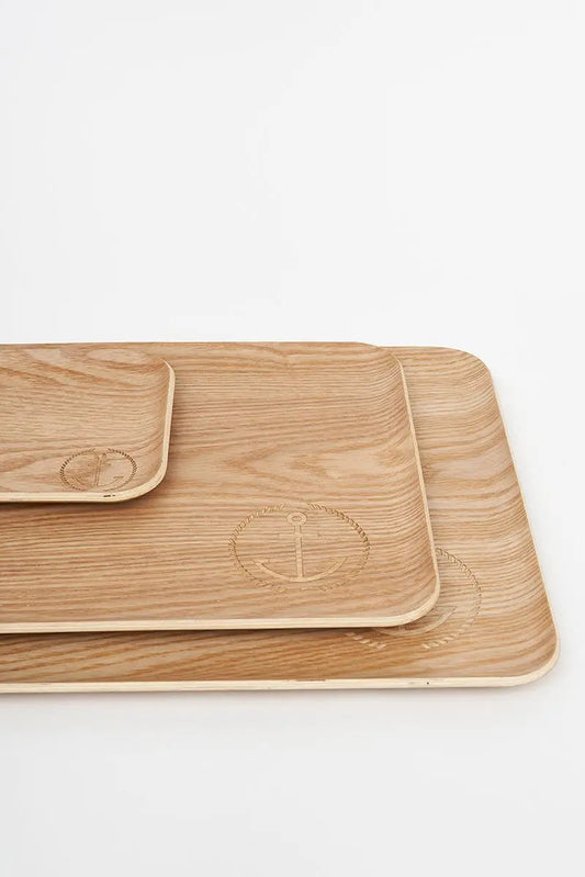 Bandeja de bambú ancla mediana Batela