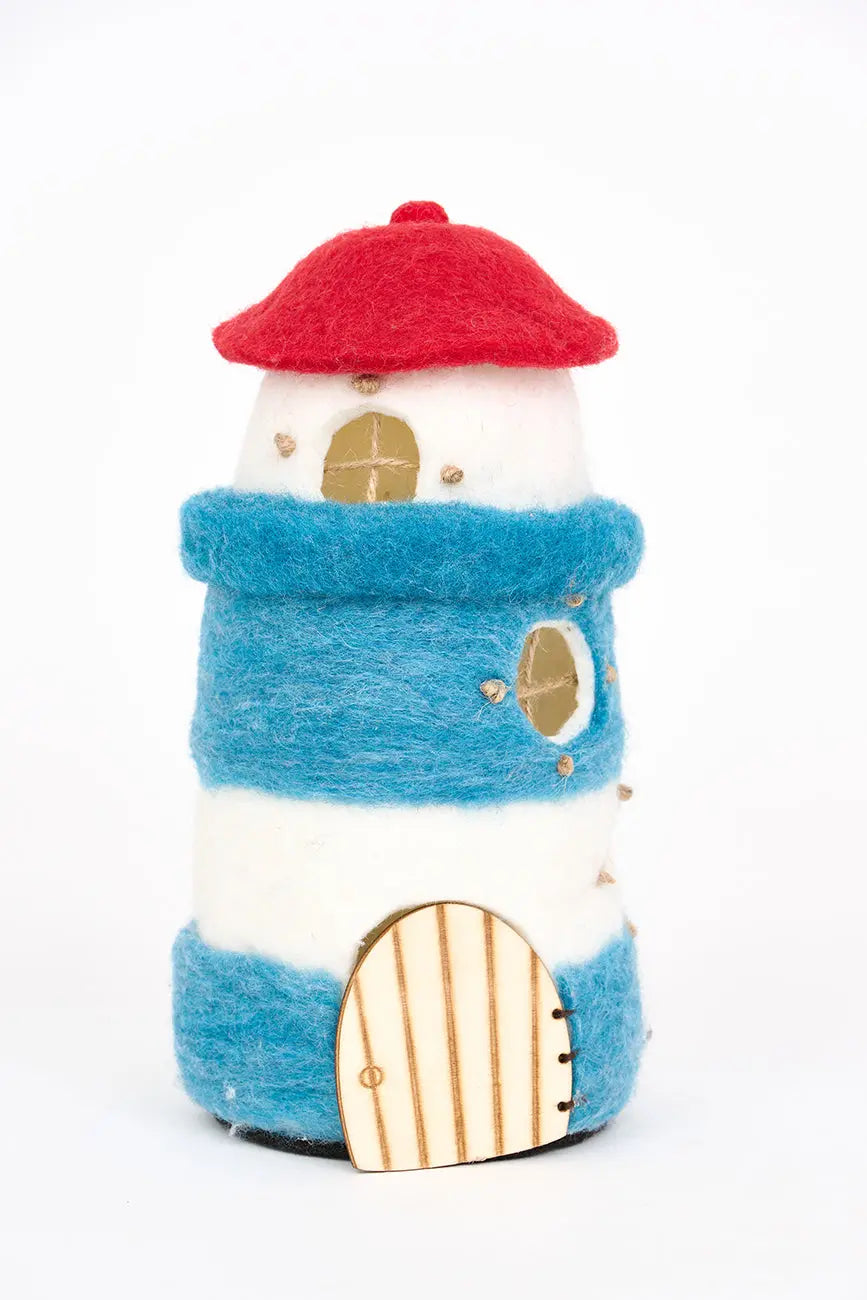 Colgante lámpara navideña en fieltro forma de FARO