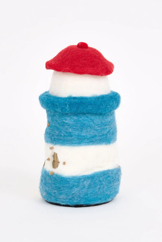 Colgante lámpara navideña en fieltro forma de FARO