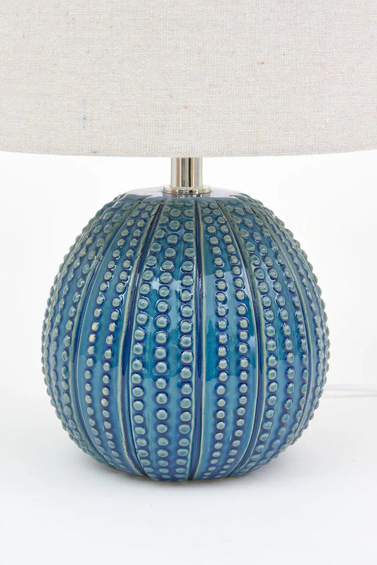 Lámpara erizo de mar en cerámica