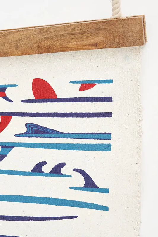 Lámina con tablas de surf