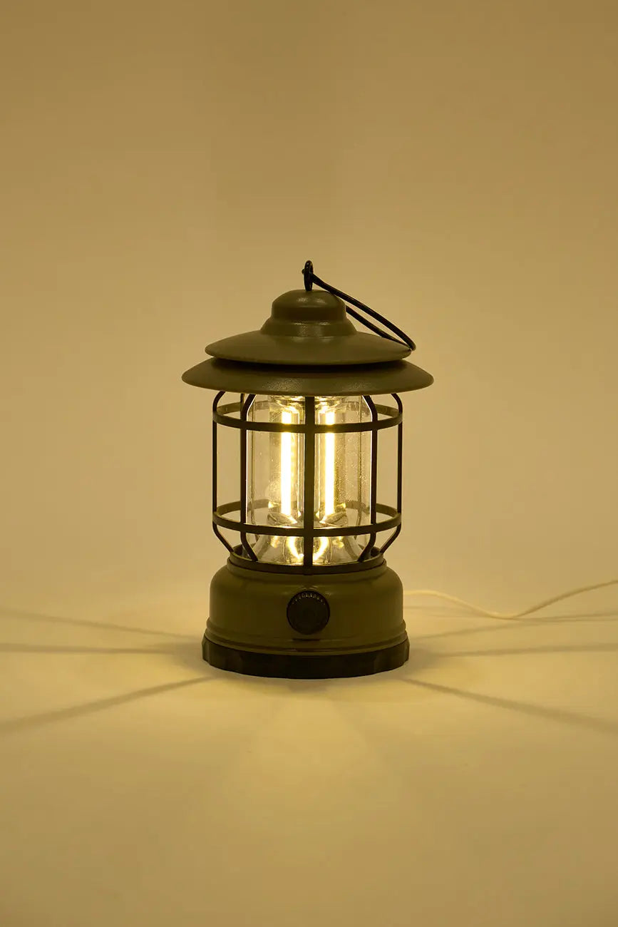 Lámpara de estilo vintage de plástico