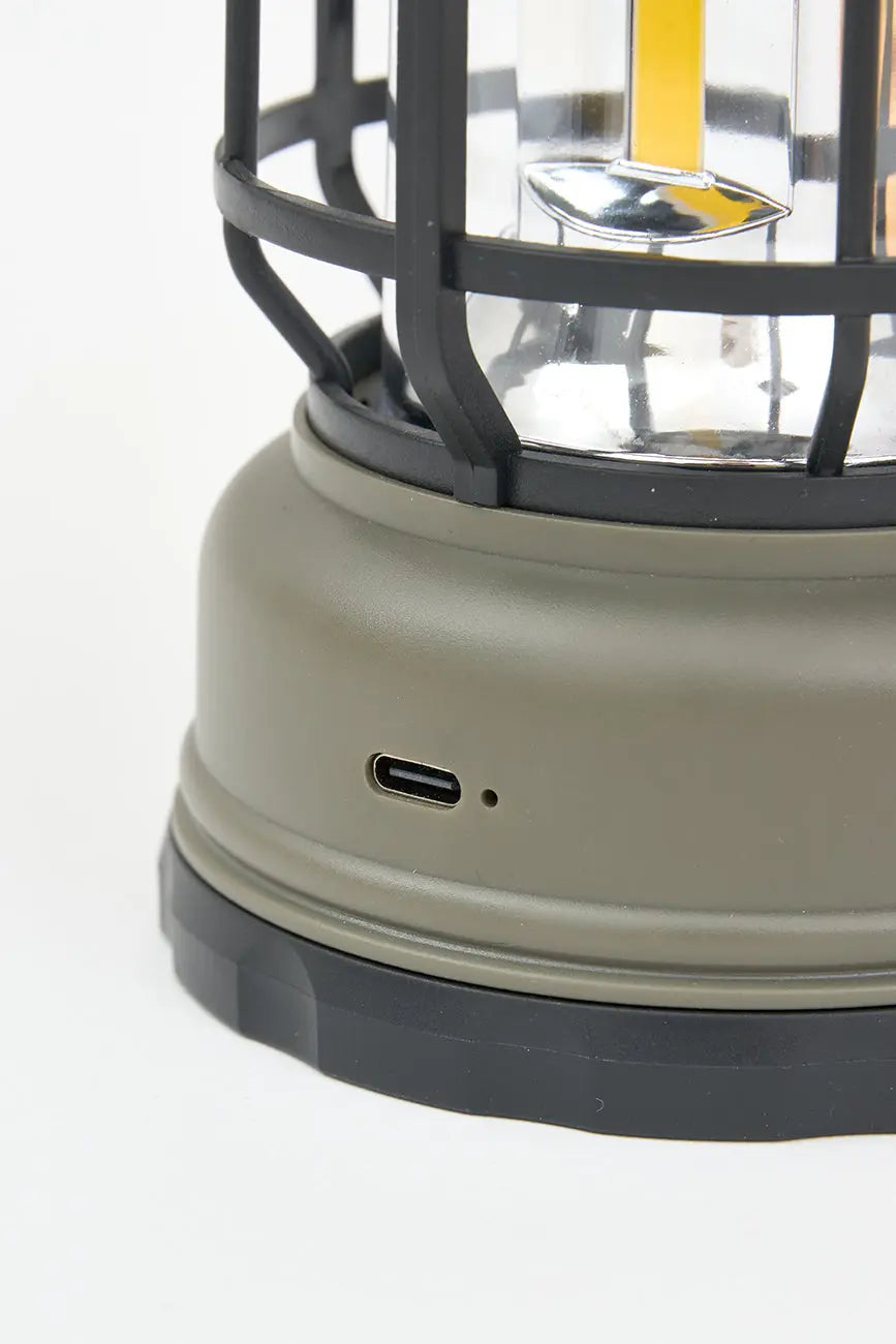 Lámpara de estilo vintage de plástico