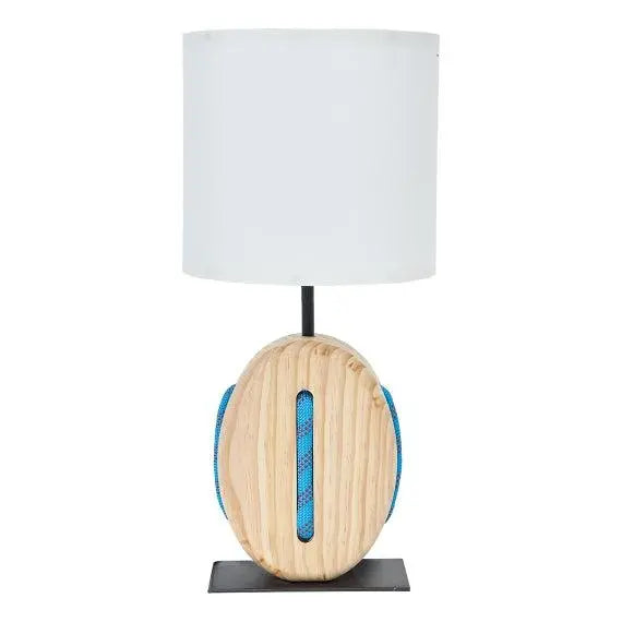 Lámpara de madera y cuerda - D2197B Decoración Náutica Batela