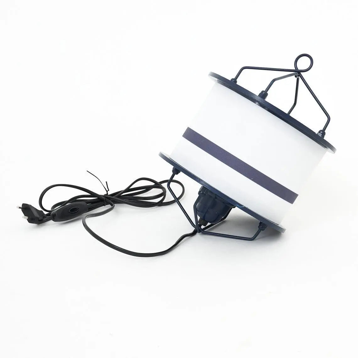 Lámpara de metal con raya azul - D1220 Batela