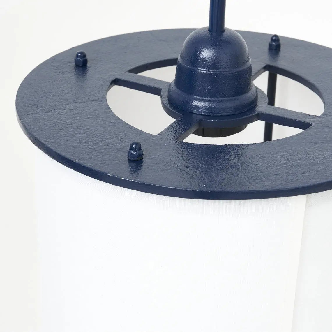 Lámpara de metal techo. Raya azul - D1221 Batela