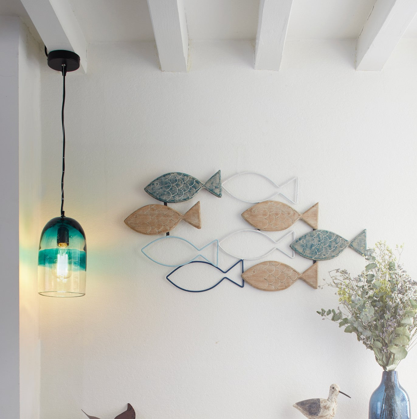 Lámpara de vidrio degradado - D7196 Batela