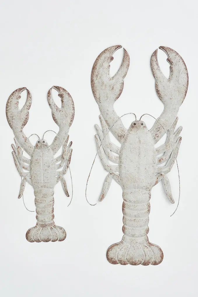 Langosta de hojalata grande para pared Batela Deco 2024