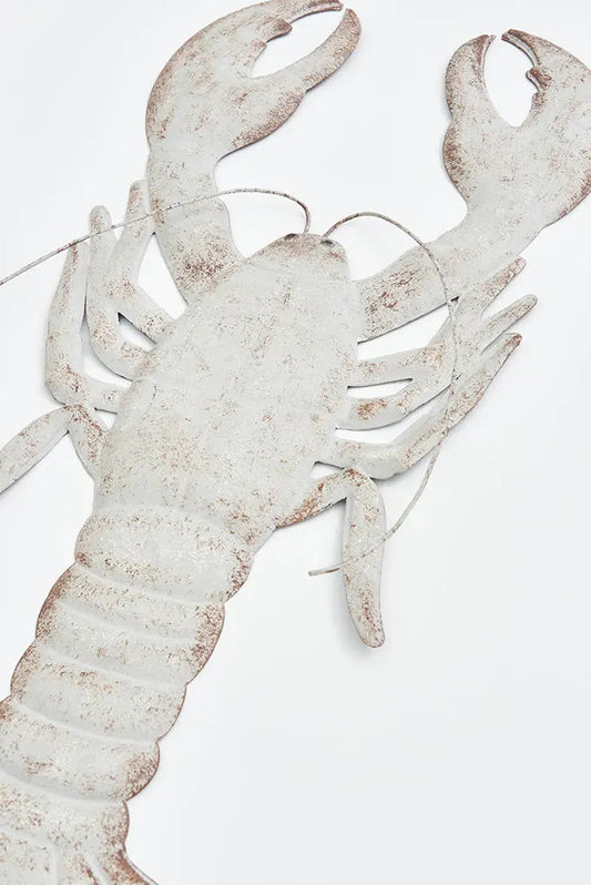 Langosta de hojalata grande para pared Batela Deco 2024