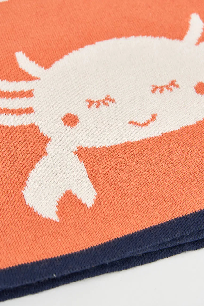 Manta con cangrejos en algodón