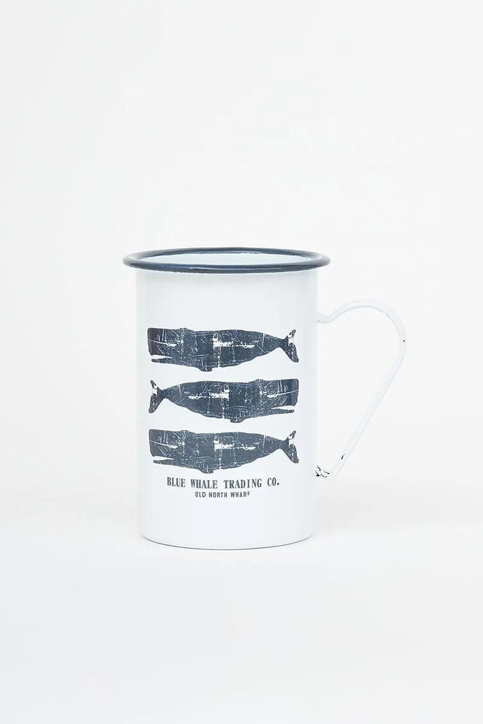 Taza alta de metal ballenas Batela
