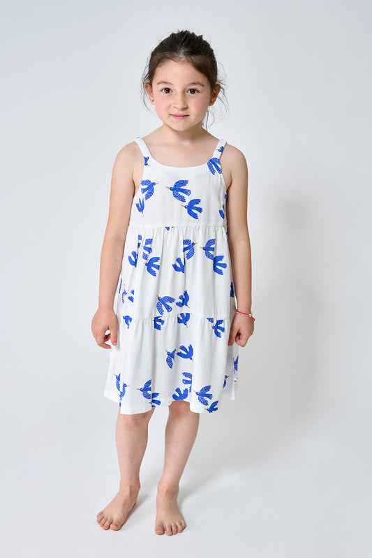 Vestido de tirantes estampado